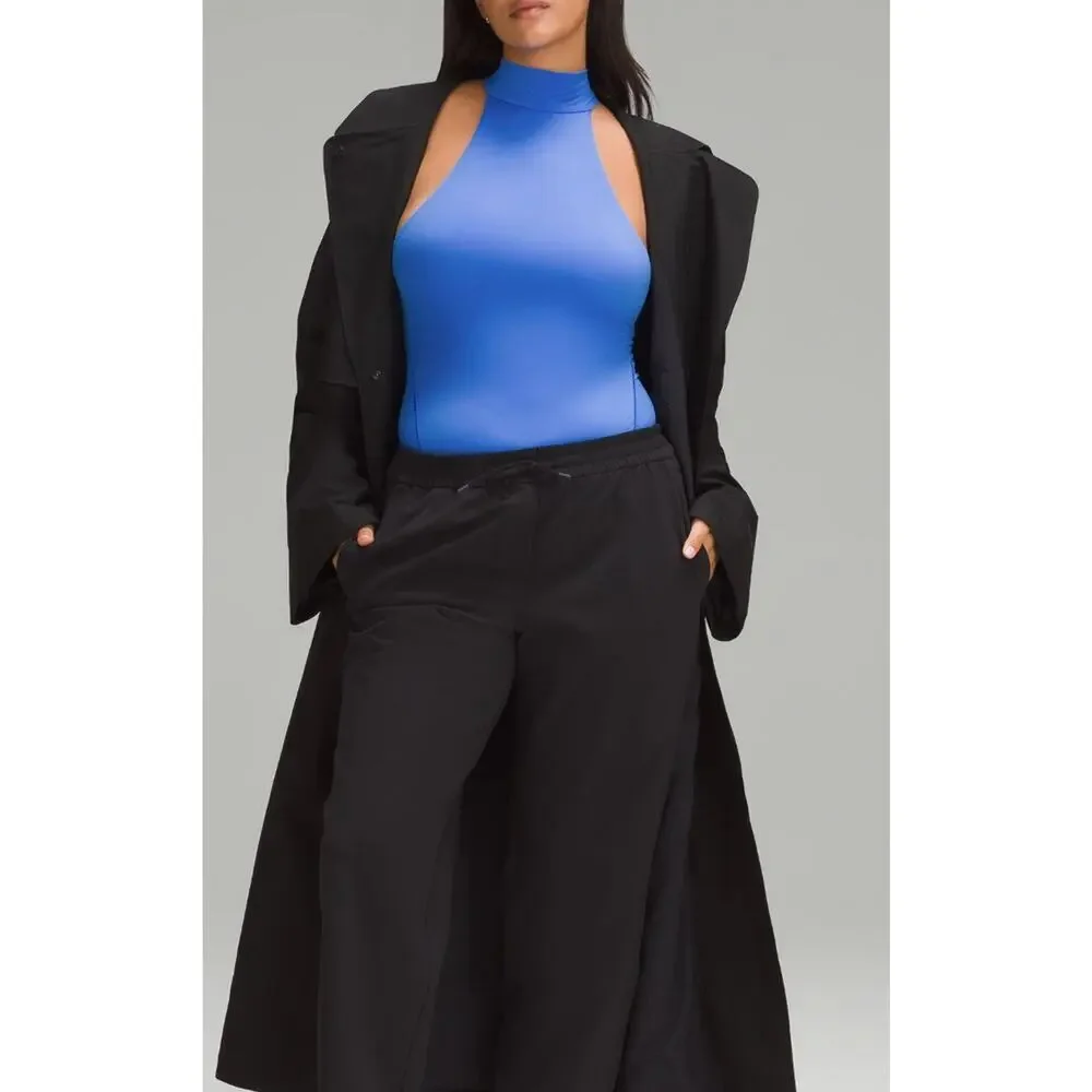 NWT, Lululemon, Women, Mock-Neck Bodysuit, Royal Blue, Sz M - Picture 2 of 7